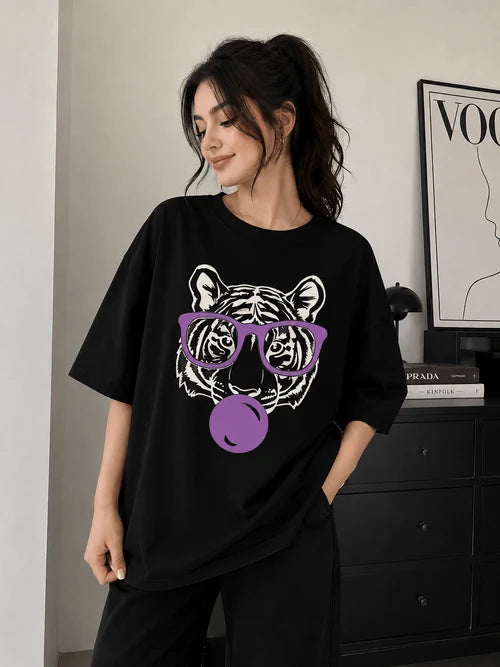 Pookie Tiger | 190 GSM Premium Oversized T-Shirt
