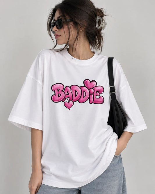 BADDIE | 190 GSM Premium Oversized T-Shirt
