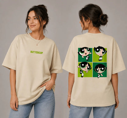 Butter Cup | 190 GSM Premium Oversized T-Shirt