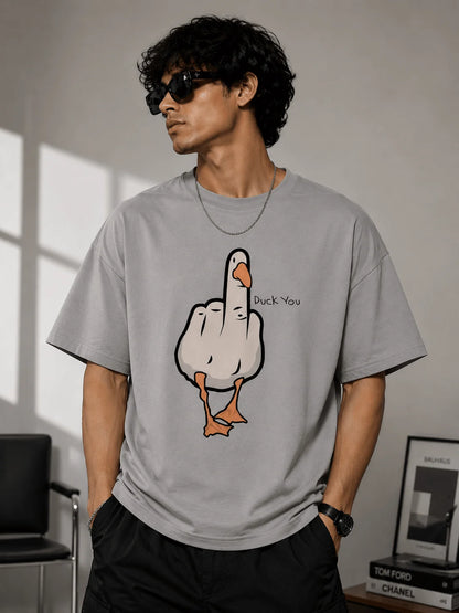 Duck You | 190 GSM Premium Oversized T-Shirt