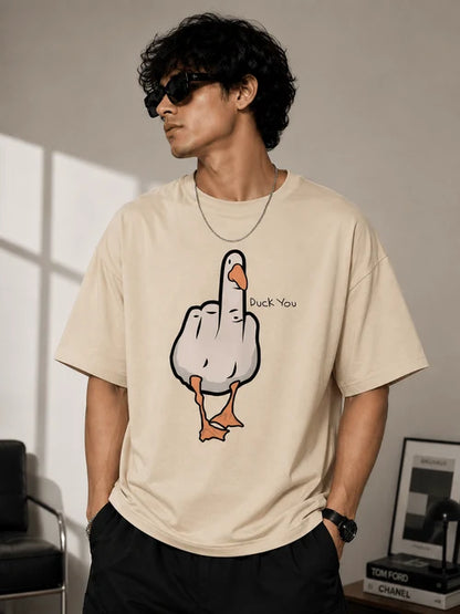 Duck You | 190 GSM Premium Oversized T-Shirt