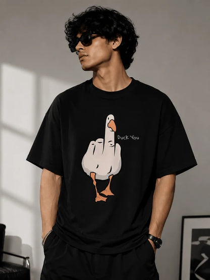 Duck You | 190 GSM Premium Oversized T-Shirt