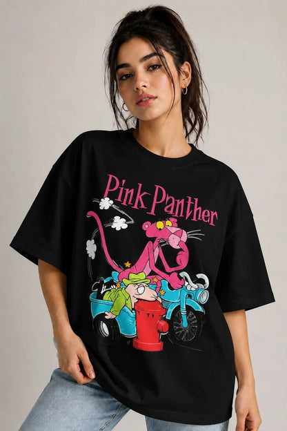 Pink Panther | 190 GSM Premium Oversized T-Shirt
