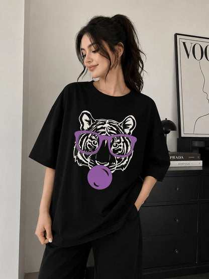 Pookie Tiger | 190 GSM Premium Oversized T-Shirt