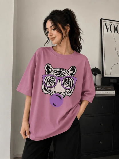 Pookie Tiger | 190 GSM Premium Oversized T-Shirt
